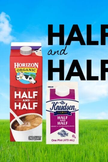 What is half and half?