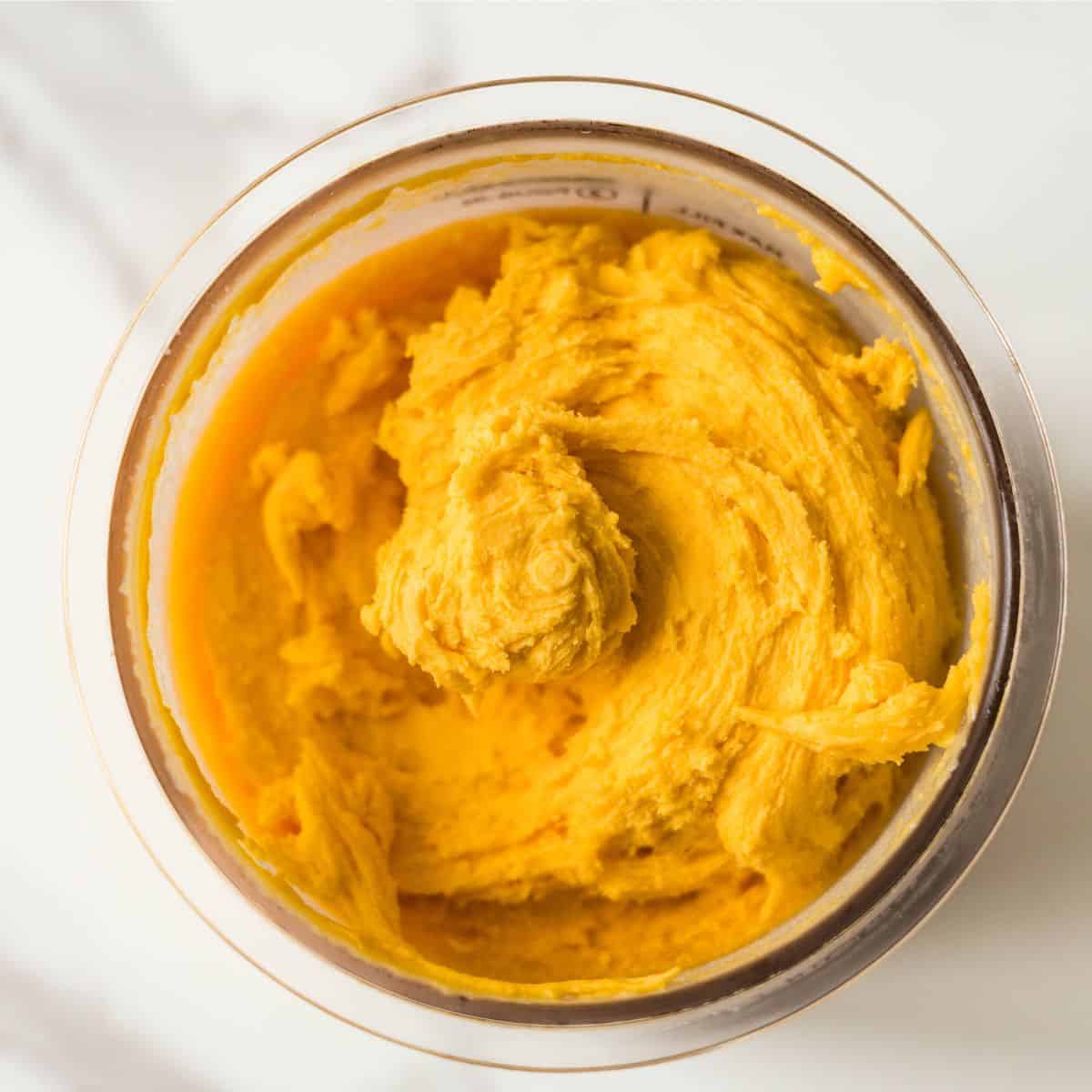 Creamy 3-ingredient mango ice cream made with fresh mangoes, sweetened condensed milk, and half and half.