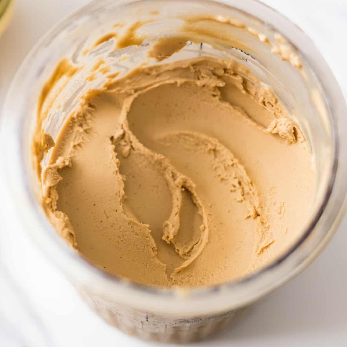 Ninja Creami Coffee Ice cream in a bowl showing creamy textture.
