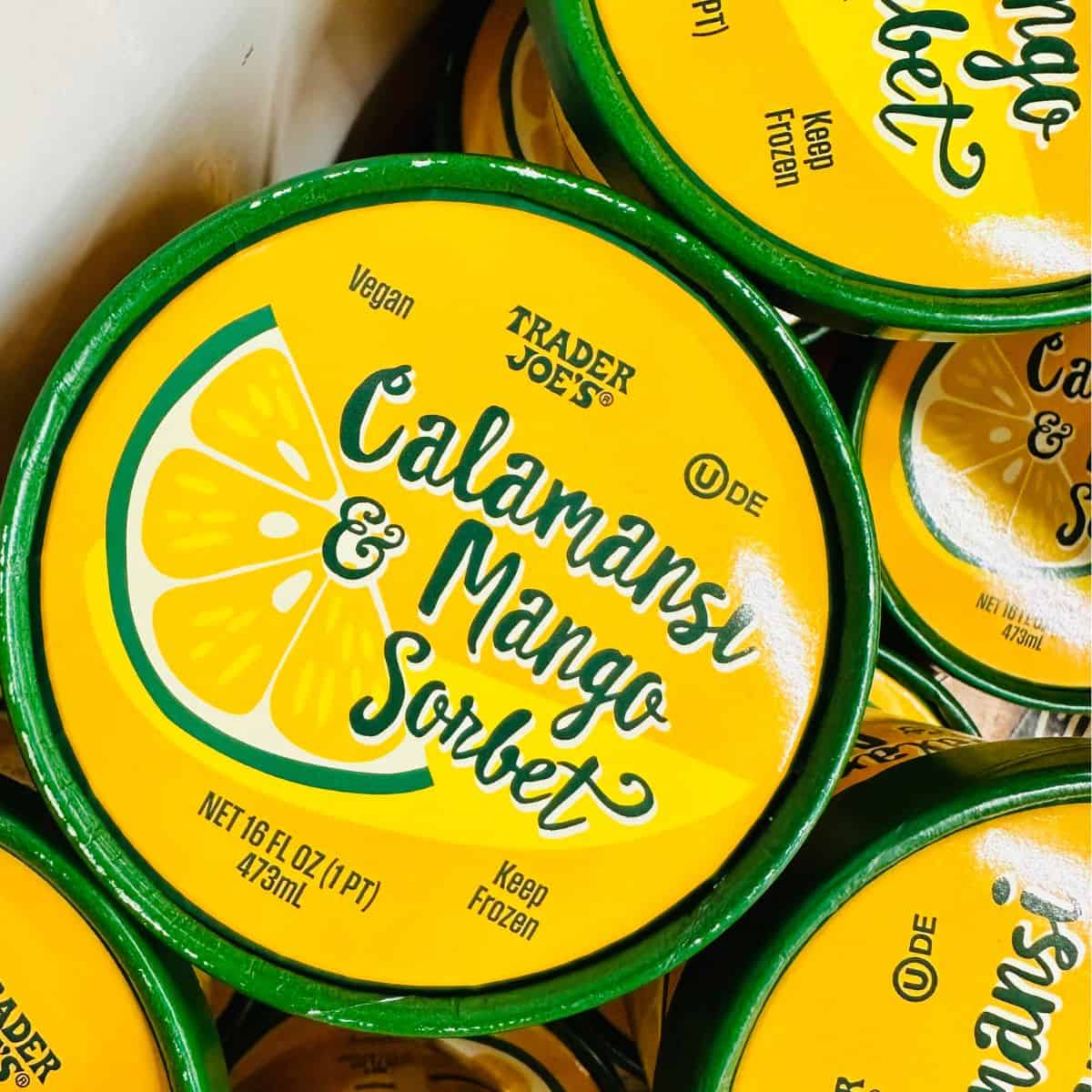 Trader Joe's Calamansi and Mango Ice Cream